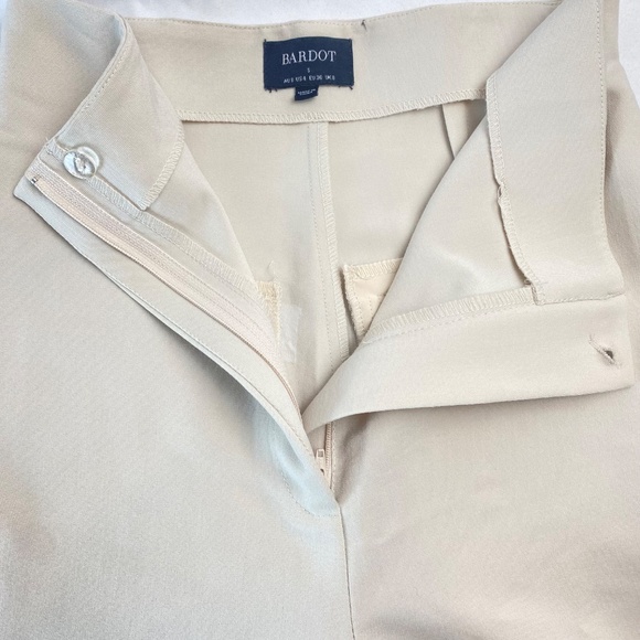 BARDOT Anna High Waist Pant in Beige Size S - Picture 5 of 12